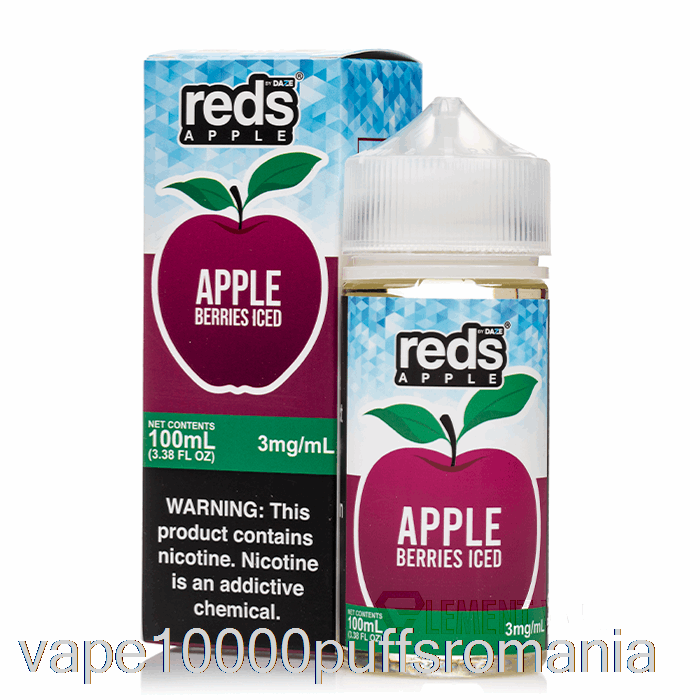 Vape Romania Fructe De Padure Cu Gheata - Suc Electronic De Mere Rosii - 7 Daze - 100ml 12mg